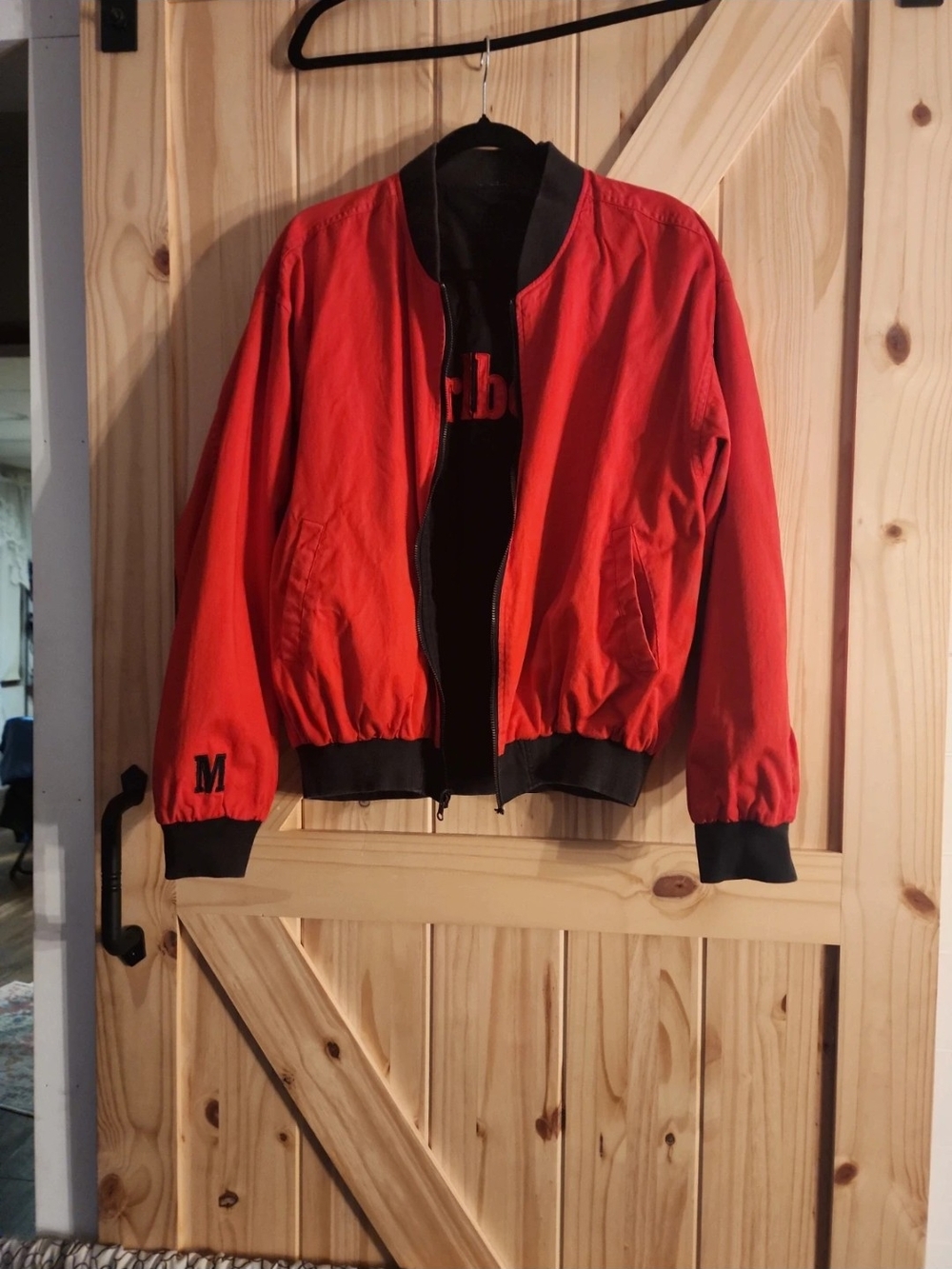 Marlboro Black Logo Jacket with Red Embroidery - Picture 4 of 6